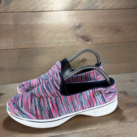 Skechers Shoes - Skechers Go Walk 4 Womens size 9 shoes Multicolor Slip On Knit Comfort sneakers
